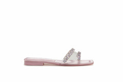 Alexandra Diamond Sandals: Pink Sandals for Vacation Resort | Nana Jacqueline
