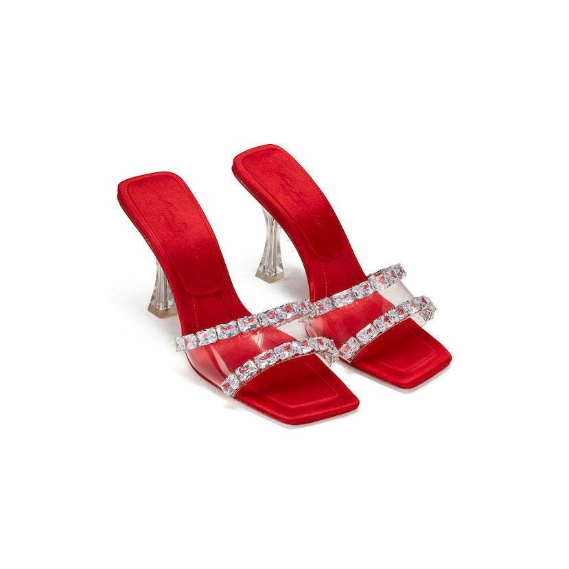 Bellah Sandals: Red Sandals for Party | Nana Jacqueline