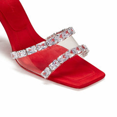 Bellah Sandals: Red Sandals for Party | Nana Jacqueline