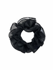 Nolita Ruffle Black Hair Tie | Nana Jacqueline