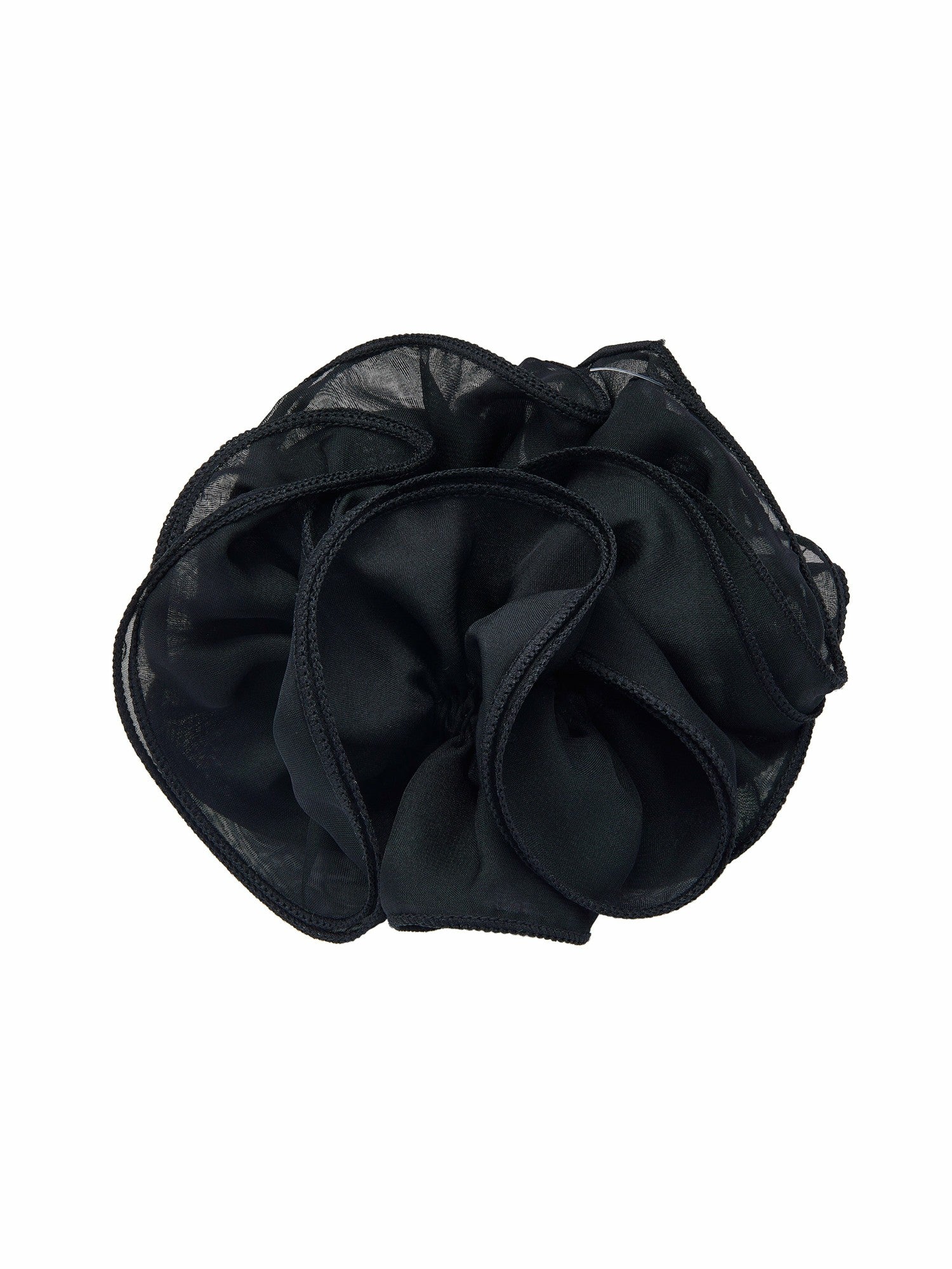 Nolita Ruffle Black Hair Tie | Nana Jacqueline