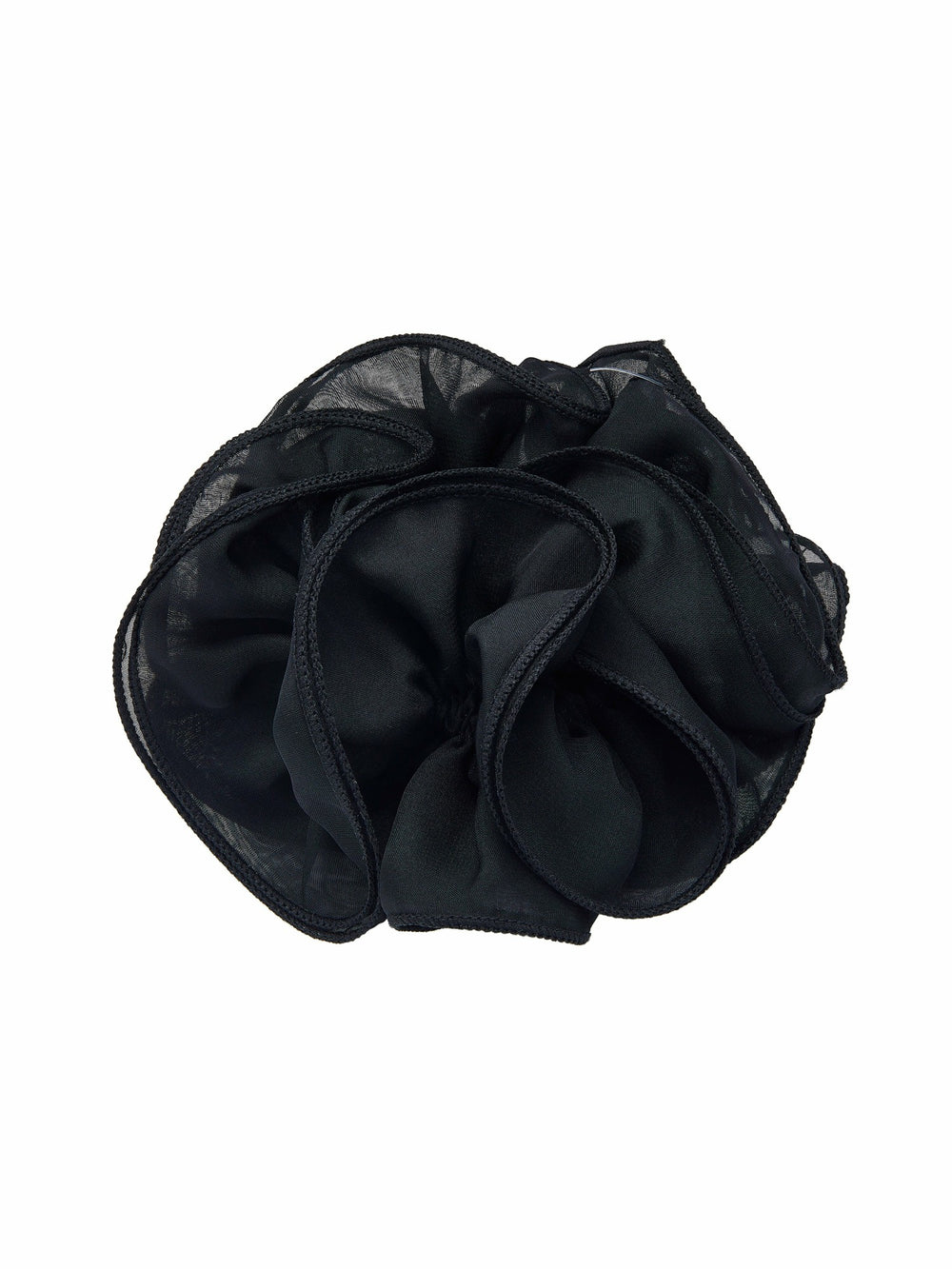 Nolita Ruffle Black Hair Tie | Nana Jacqueline