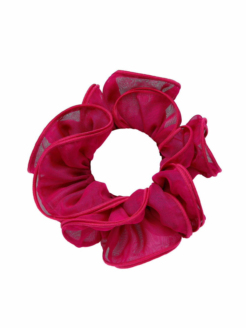Nolita Ruffle Fuchsia Hair Tie | Nana Jacqueline