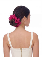 Nolita Ruffle Fuchsia Hair Tie | Nana Jacqueline
