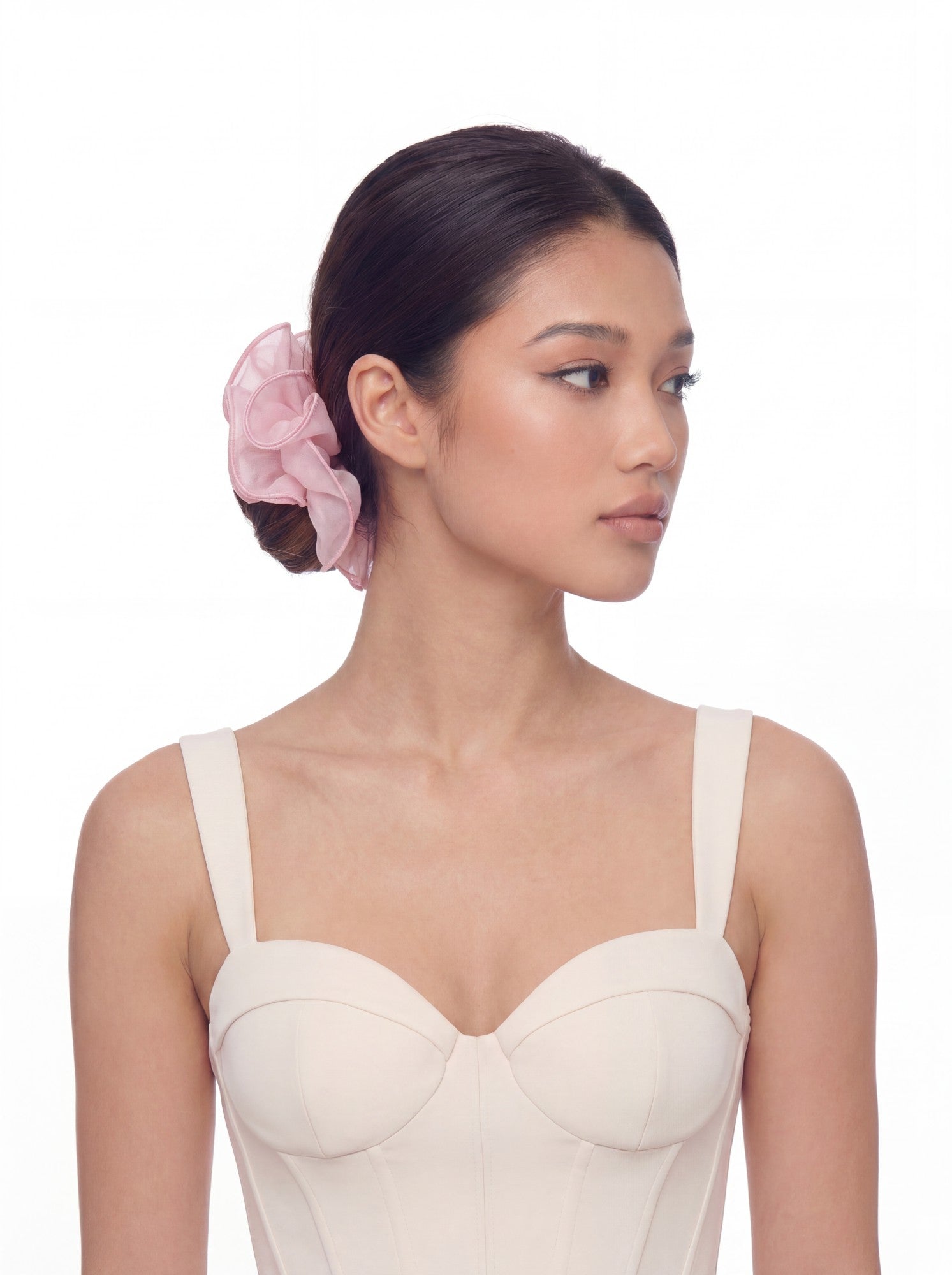 Nolita Ruffle Pink Hair Tie | Nana Jacqueline