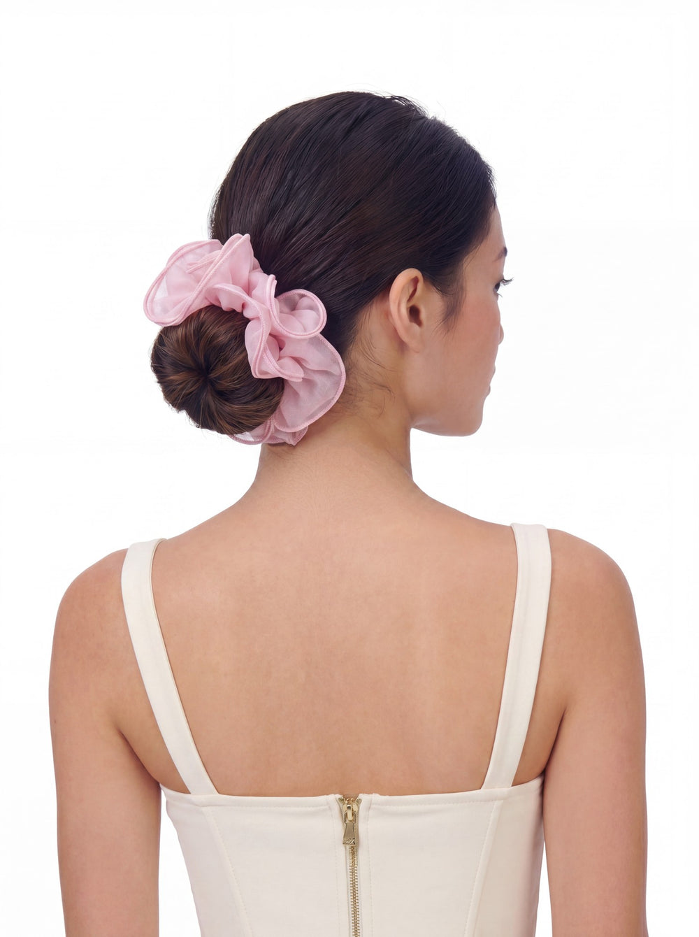 Nolita Ruffle Pink Hair Tie | Nana Jacqueline