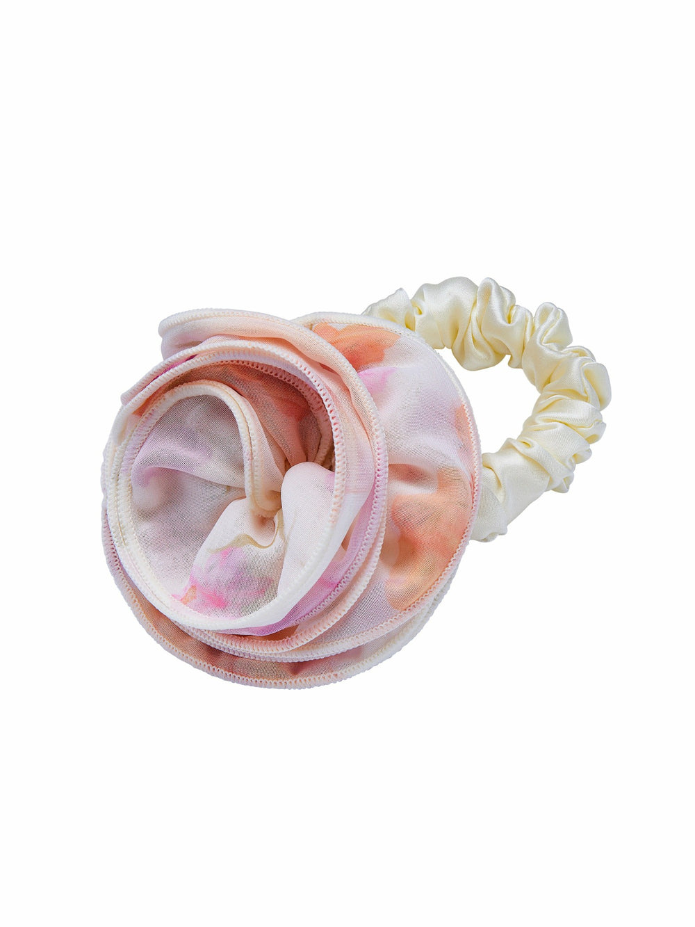 Felicity Floral Print Ivory Hair Tie | Nana Jacqueline