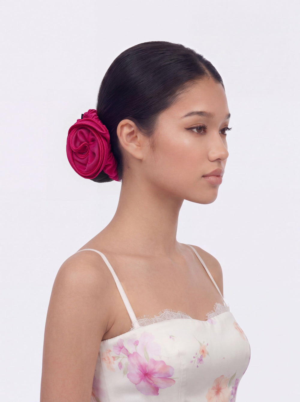 Nolita Flower Fuchsia Hair Tie | Nana Jacqueline