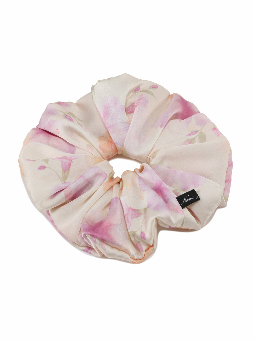 Fleur Floral Print Ivory Scrunchie | Nana Jacqueline