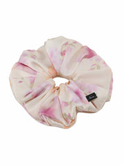 Fleur Floral Print Ivory Scrunchie | Nana Jacqueline