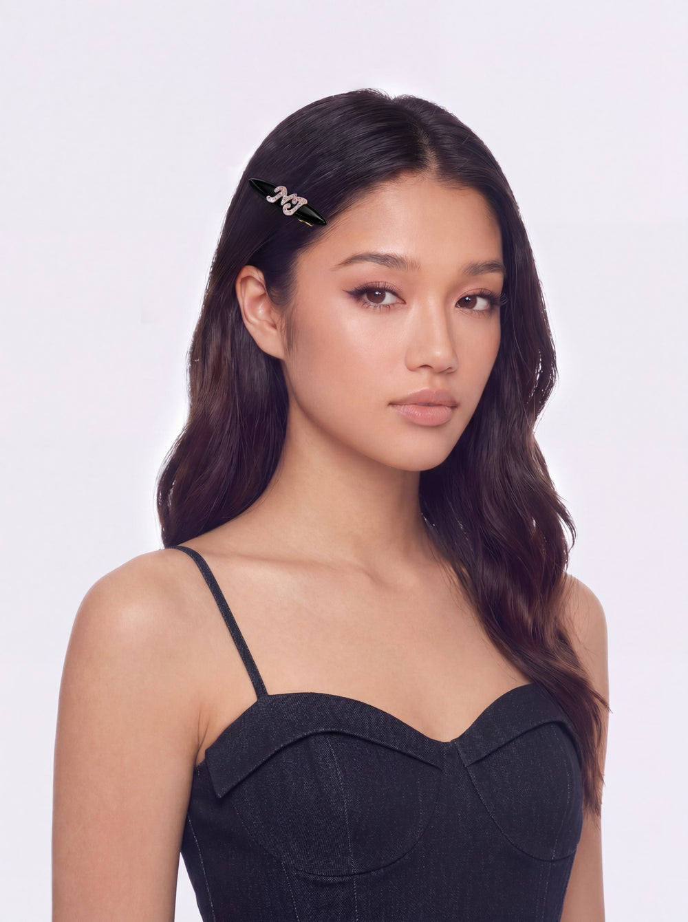 Starlette Logo Black Hair Clip | Nana Jacqueline