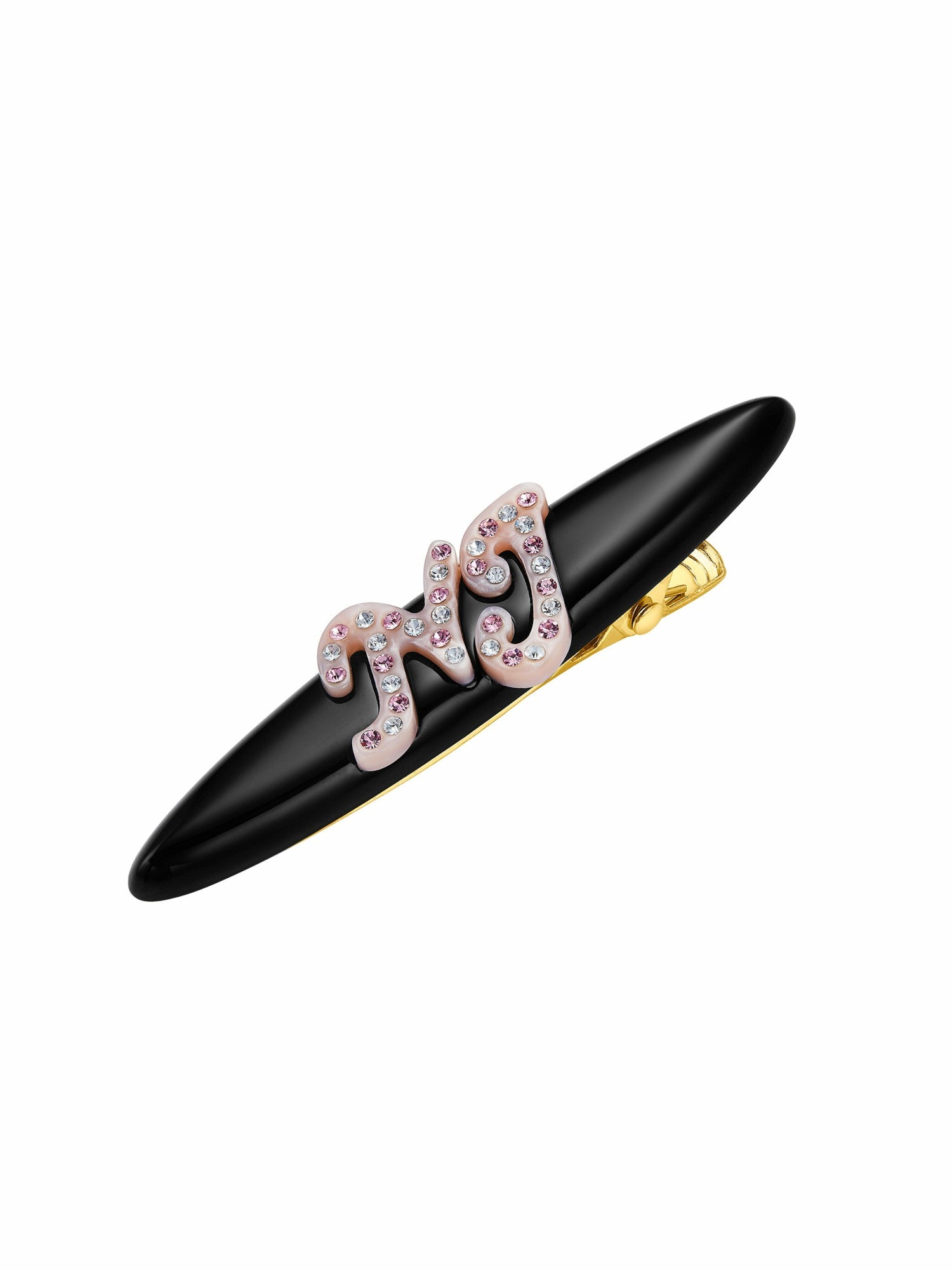 Starlette Logo Black Hair Clip | Nana Jacqueline