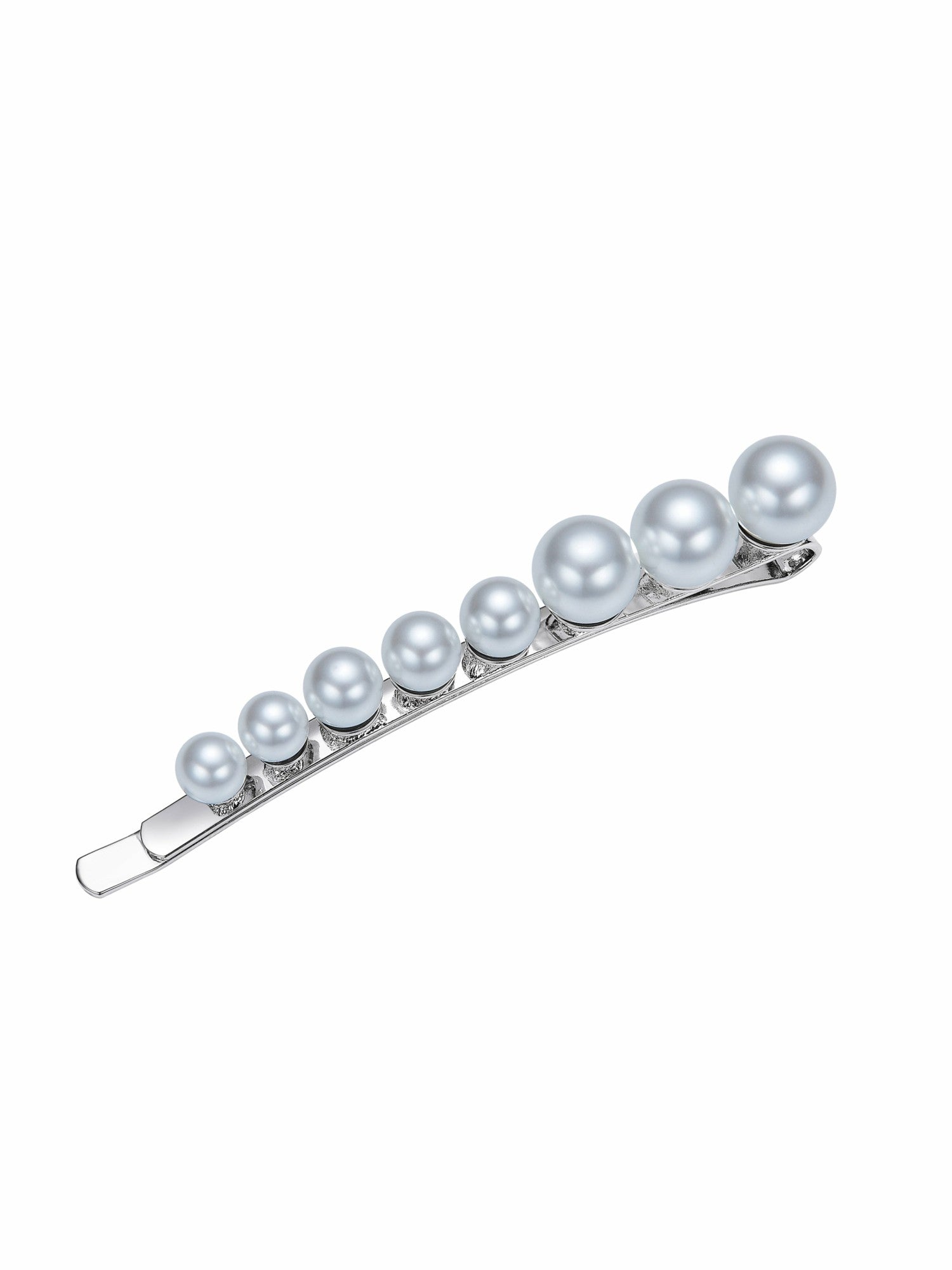 Harlowe Floral Crystal White Hair Clip | Nana Jacqueline
