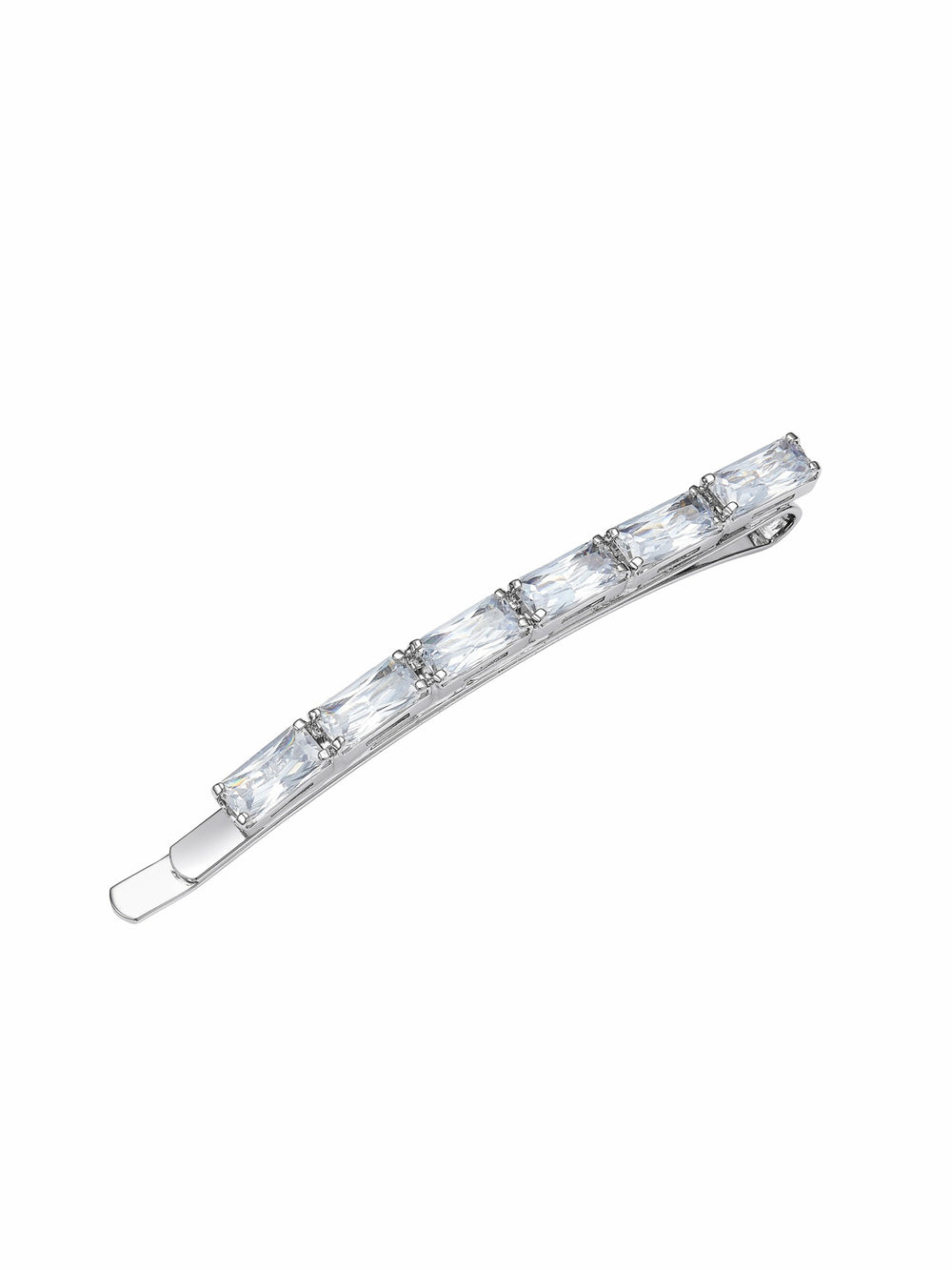 Harlowe Floral Crystal White Hair Clip | Nana Jacqueline
