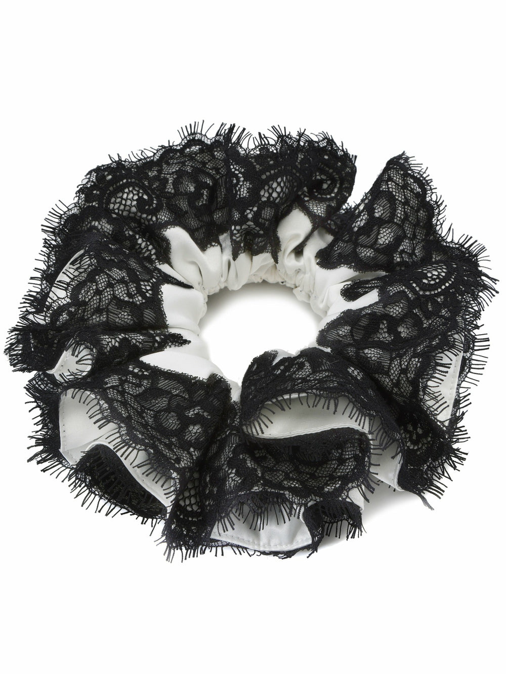 Alexandra Lace Contrast White Hair Clip | Nana Jacqueline