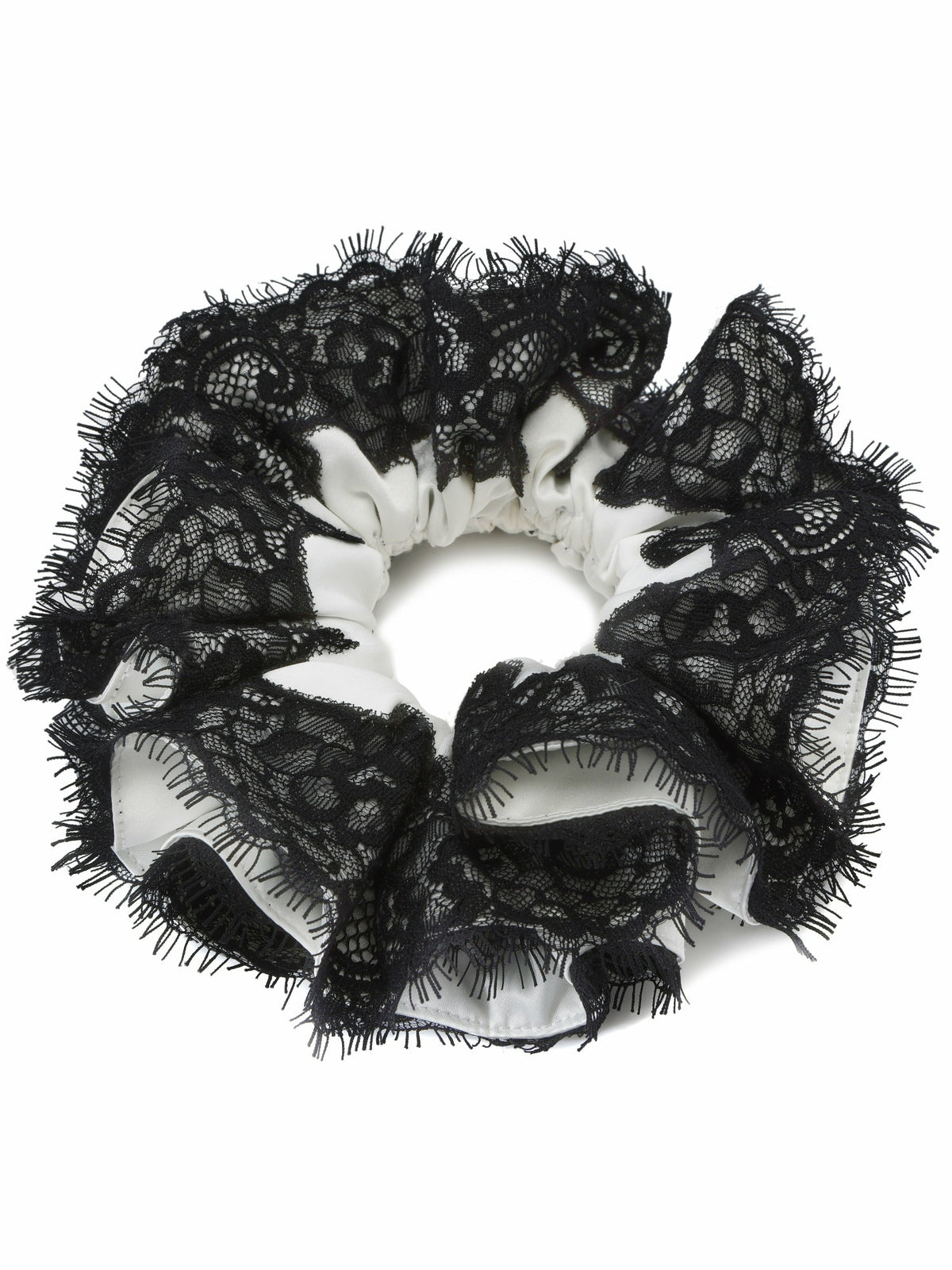 Alexandra Lace Contrast White Hair Clip | Nana Jacqueline