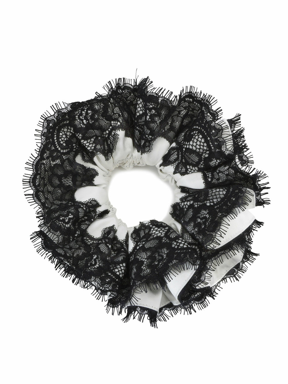 Alexandra Lace Contrast White Hair Clip | Nana Jacqueline