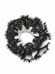 Alexandra Lace Contrast White Hair Clip | Nana Jacqueline