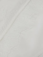 Sylvie Lace-Trim White Headscarf | Nana Jacqueline