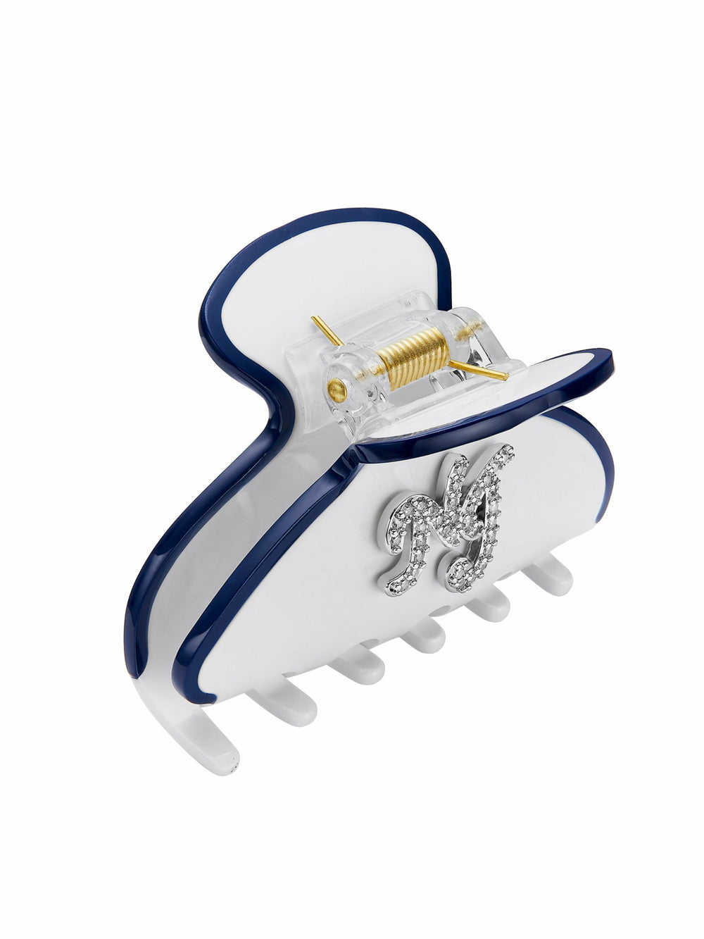 Isabela Crystal White Hair Clip | Nana Jacqueline