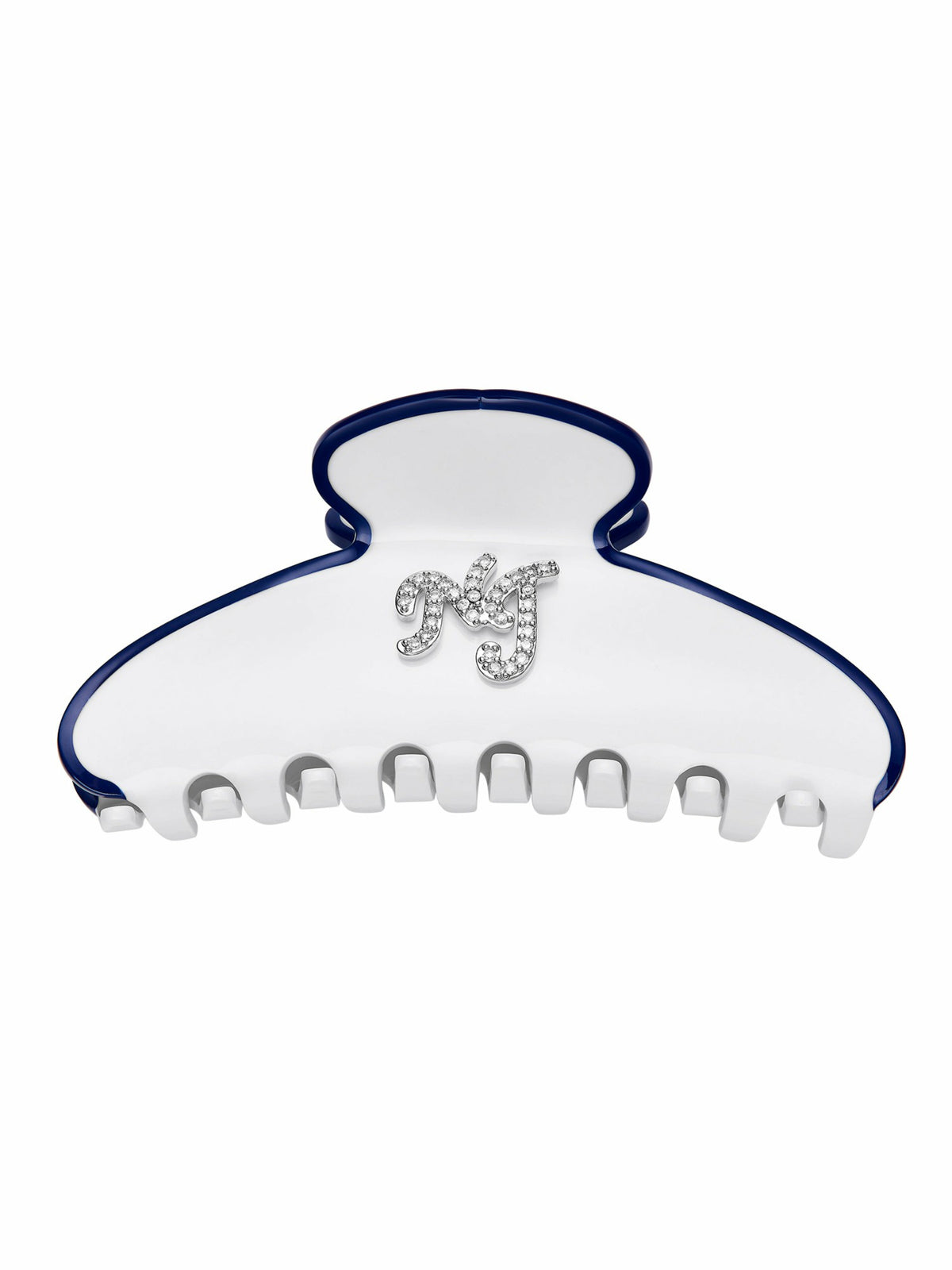 Isabela Crystal White Hair Clip | Nana Jacqueline