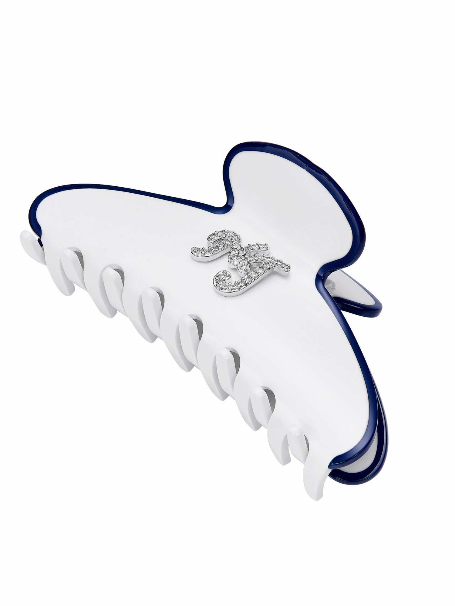 Isabela Crystal White Hair Clip | Nana Jacqueline