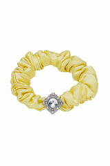 Pastel Silk Scrunchie Set with Crystal Detail | Nana Jacqueline