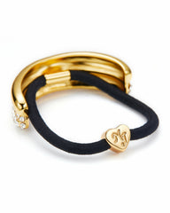 Théa Hair Tie: Gold Hair Tie for Evening Hairstyles | Nana Jacqueline