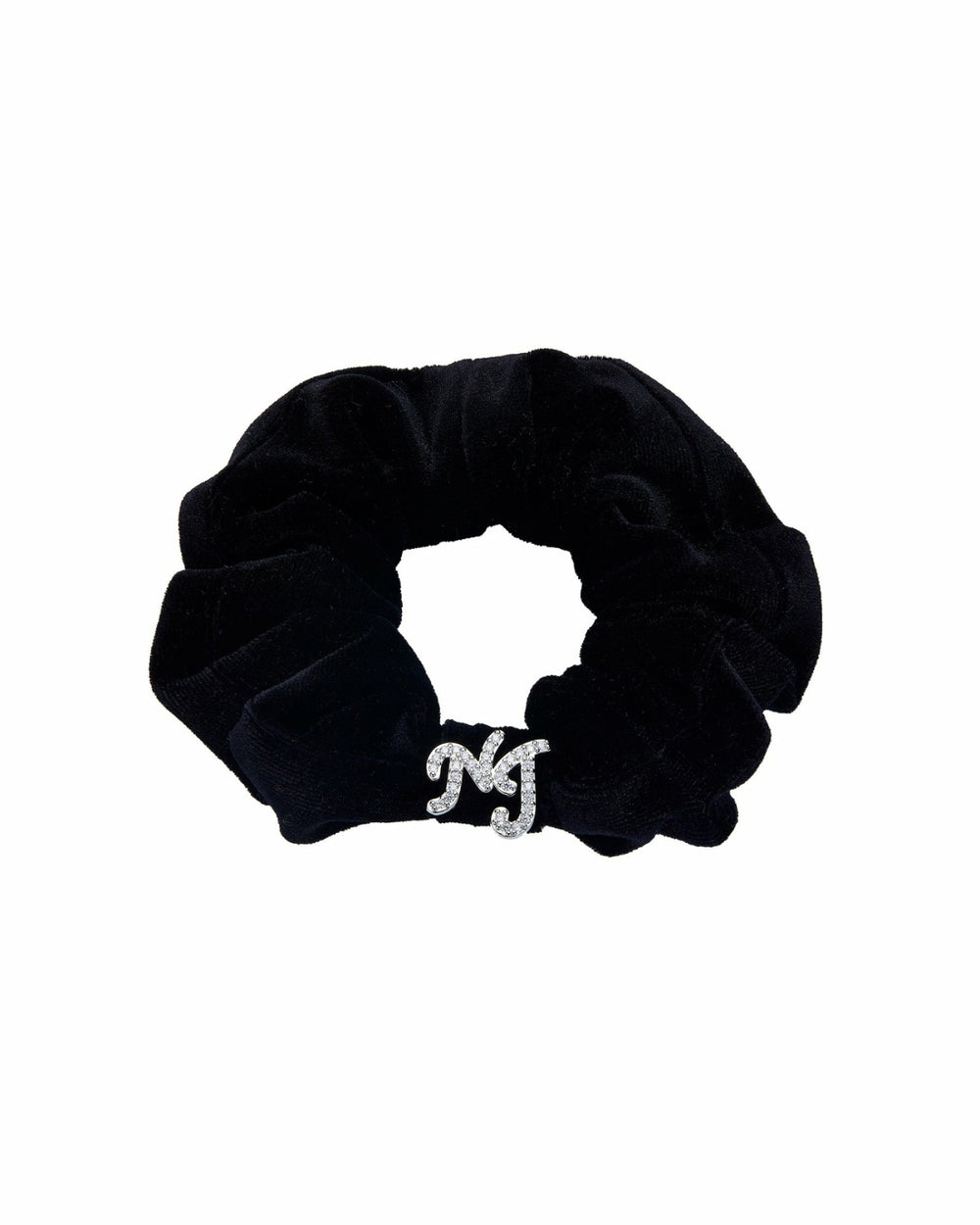 J’adore Velvet Scrunchie: Black Hair Accessory for Cocktail Party | Nana Jacqueline