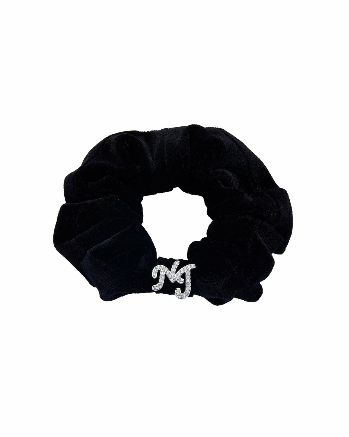 J’adore Velvet Scrunchie: Black Hair Accessory for Cocktail Party | Nana Jacqueline