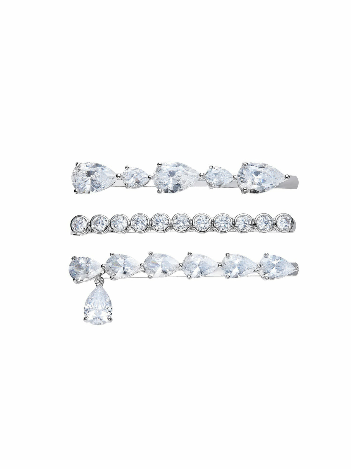 Adriana Crystal Hair Clip Set | Nana Jacqueline