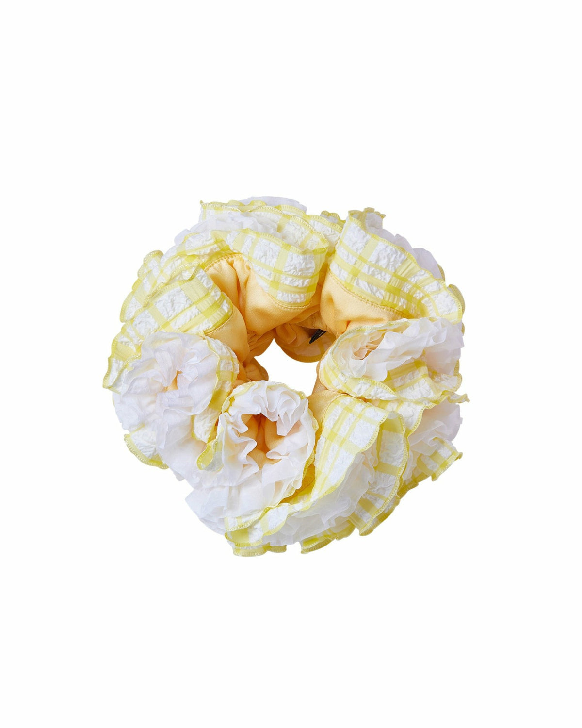 Amani Scrunchie: Yellow Hair Accessory for Brunch | Nana Jacqueline