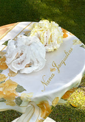 Amani Scrunchie: Yellow Hair Accessory for Brunch | Nana Jacqueline