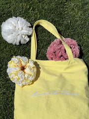 Amani Scrunchie: Yellow Hair Accessory for Brunch | Nana Jacqueline