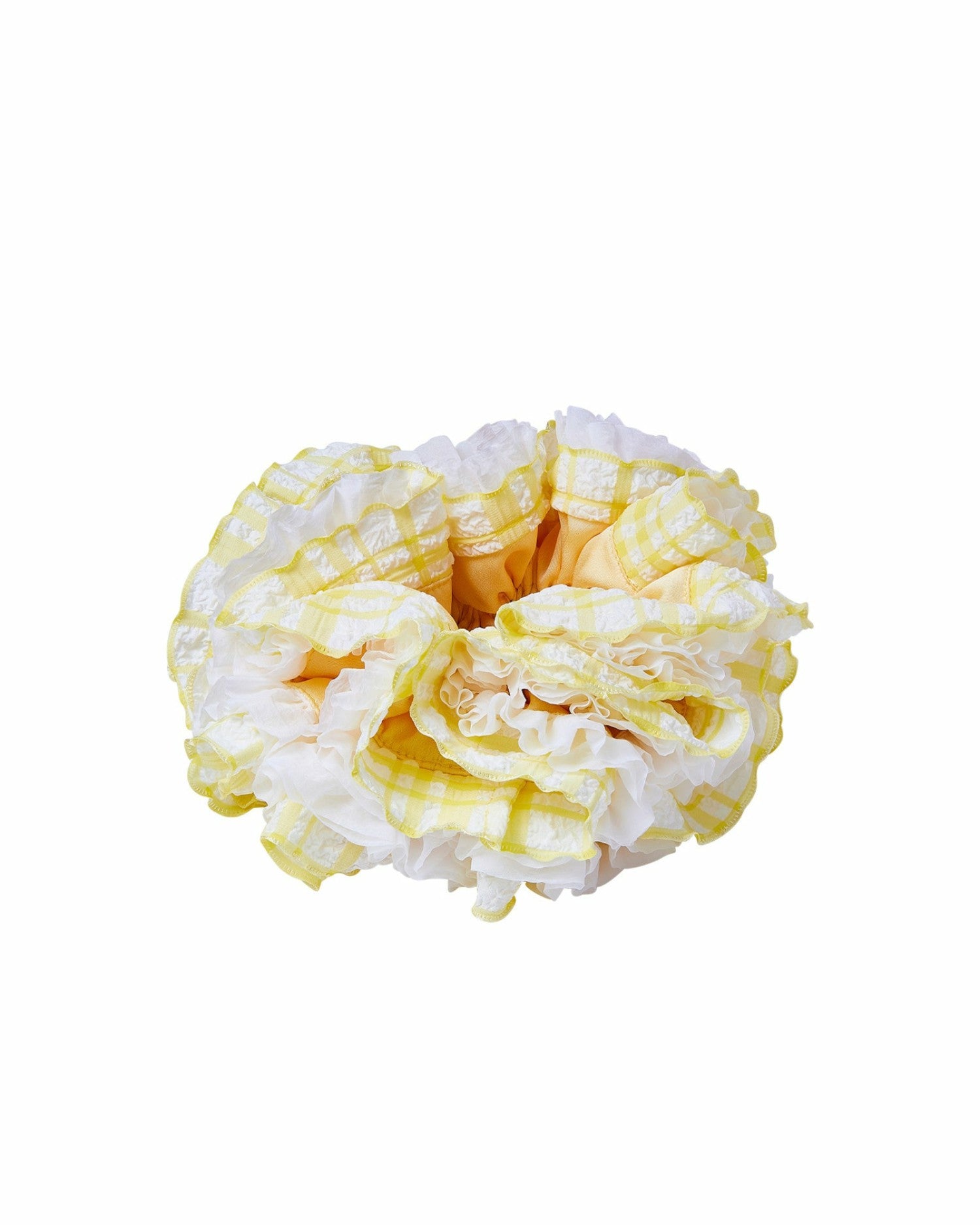Amani Scrunchie: Yellow Hair Accessory for Brunch | Nana Jacqueline