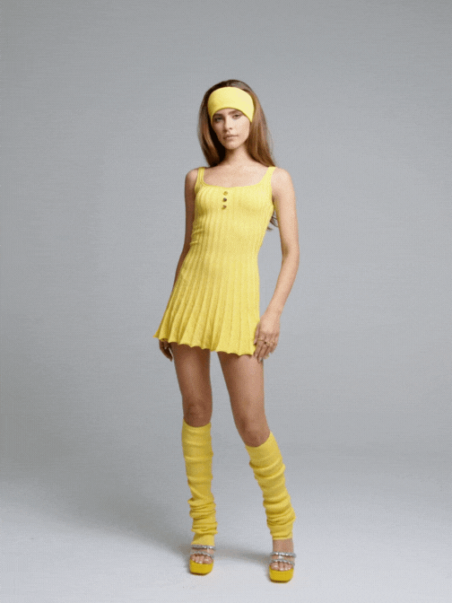 Gemma Headband: Yellow Headband for Resort Outfit | Nana Jacqueline