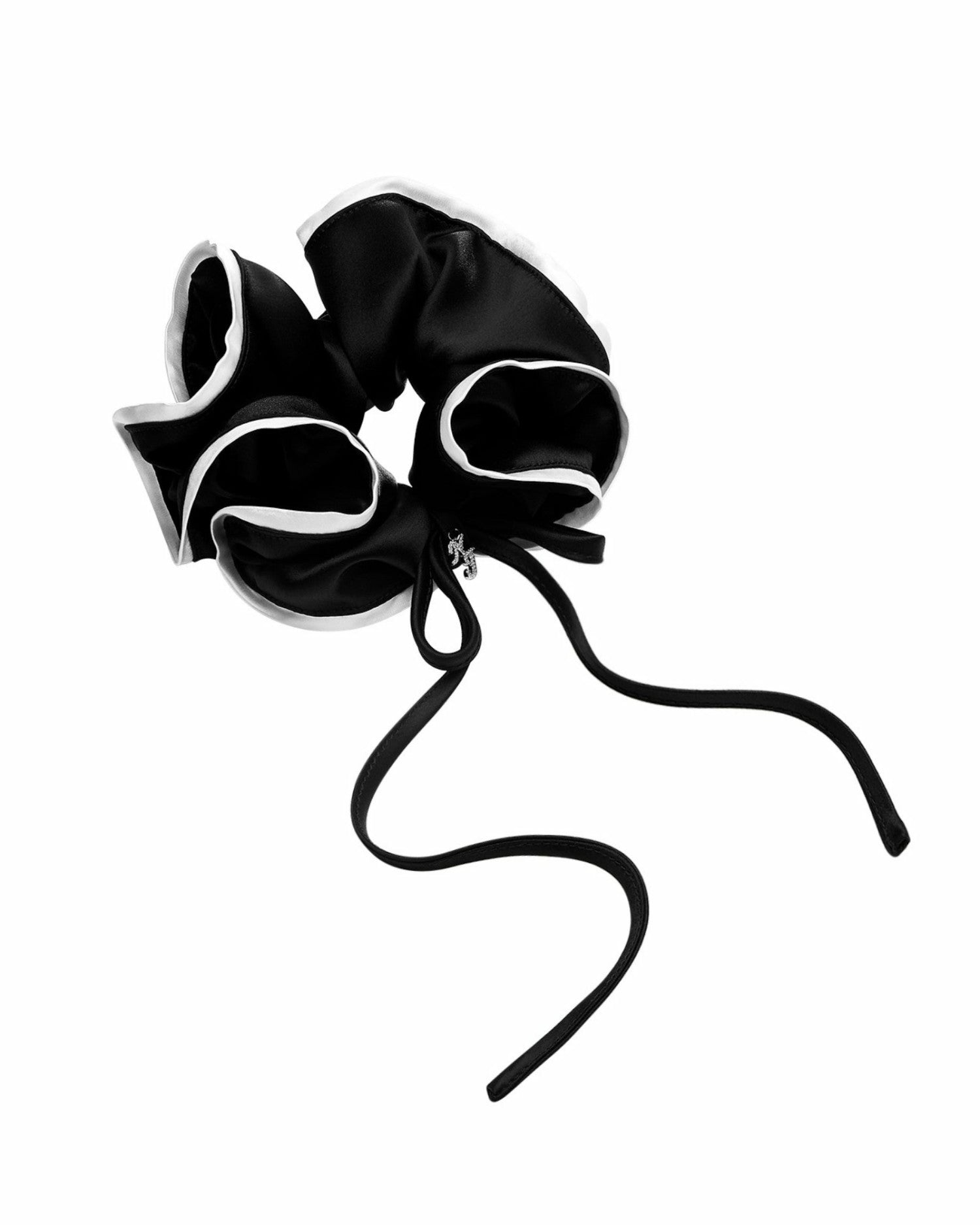 Marlene Scrunchie: Black Hair Scrunchie for Everyday Styling | Nana Jacqueline