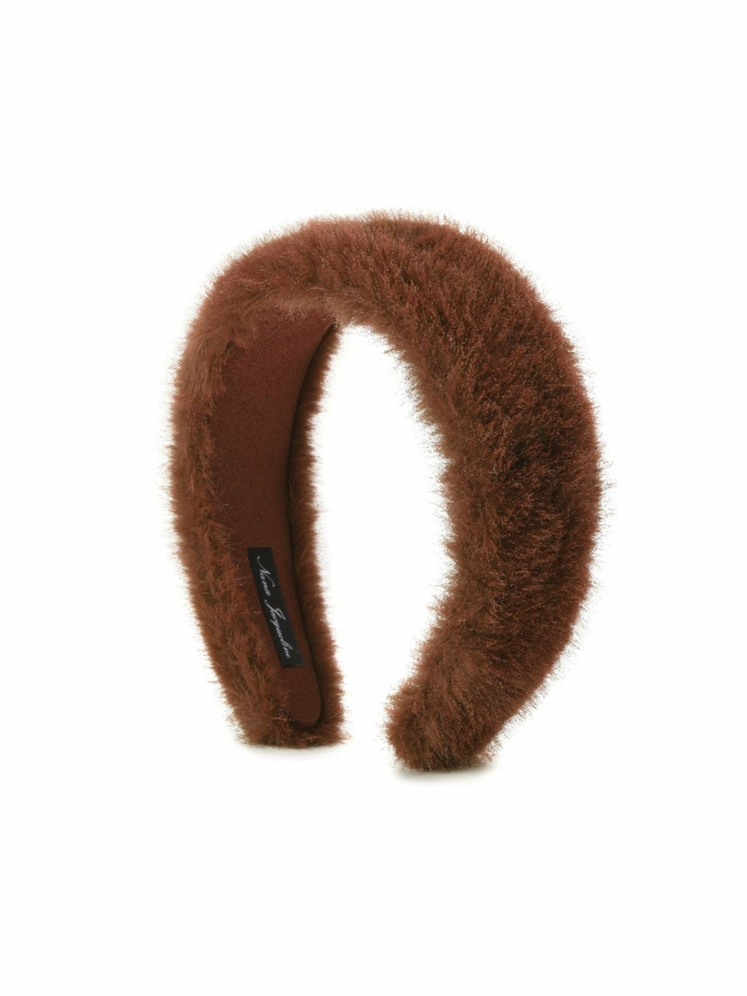 Melanie Fur Headband: Brown Headband for Holiday Party | Nana Jacqueline