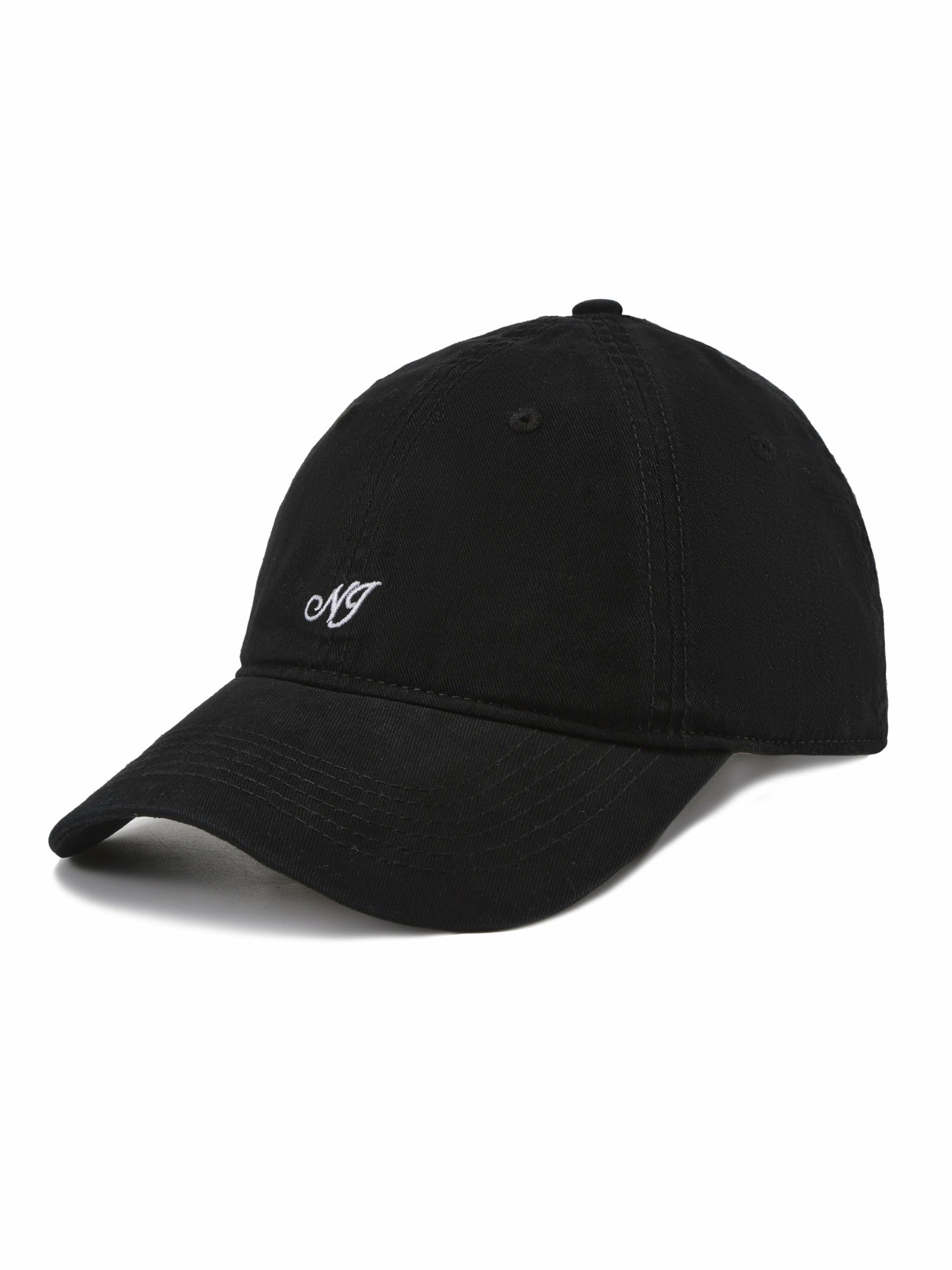 Gracie Logo Embroidered Black Cap | Nana Jacqueline