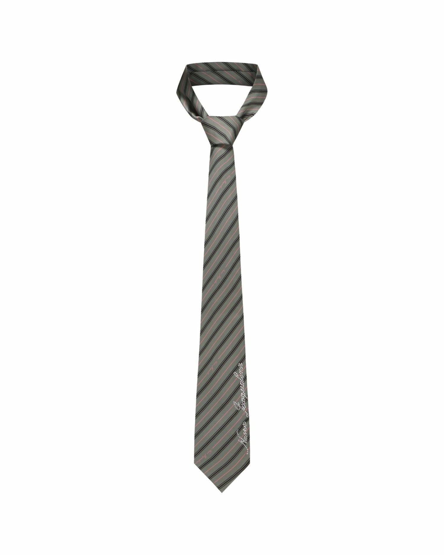 Amber Tie: Gray Tie for Preppy Outfit | Nana Jacqueline