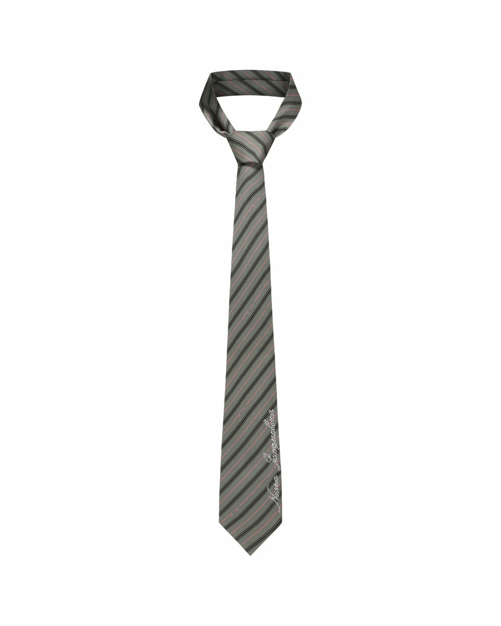 Amber Tie: Gray Tie for Preppy Outfit | Nana Jacqueline