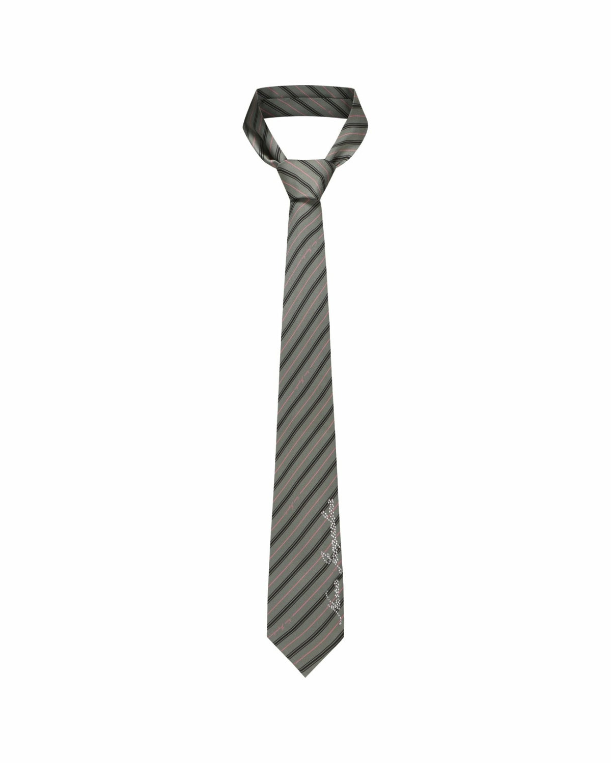 Amber Tie: Gray Tie for Preppy Outfit | Nana Jacqueline
