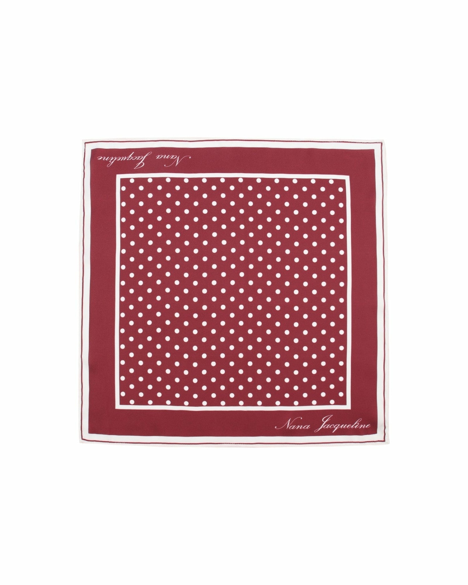 Bridget Pocket Square: Red Pocket Square for Cocktail Party | Nana Jacqueline