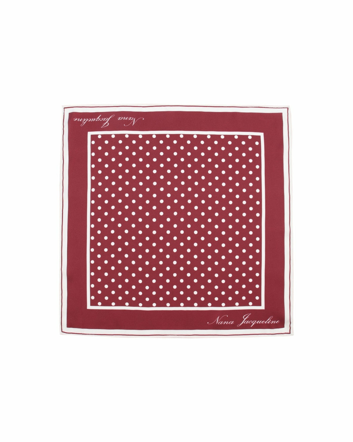 Bridget Pocket Square: Red Pocket Square for Cocktail Party | Nana Jacqueline