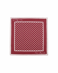 Bridget Pocket Square: Red Pocket Square for Cocktail Party | Nana Jacqueline