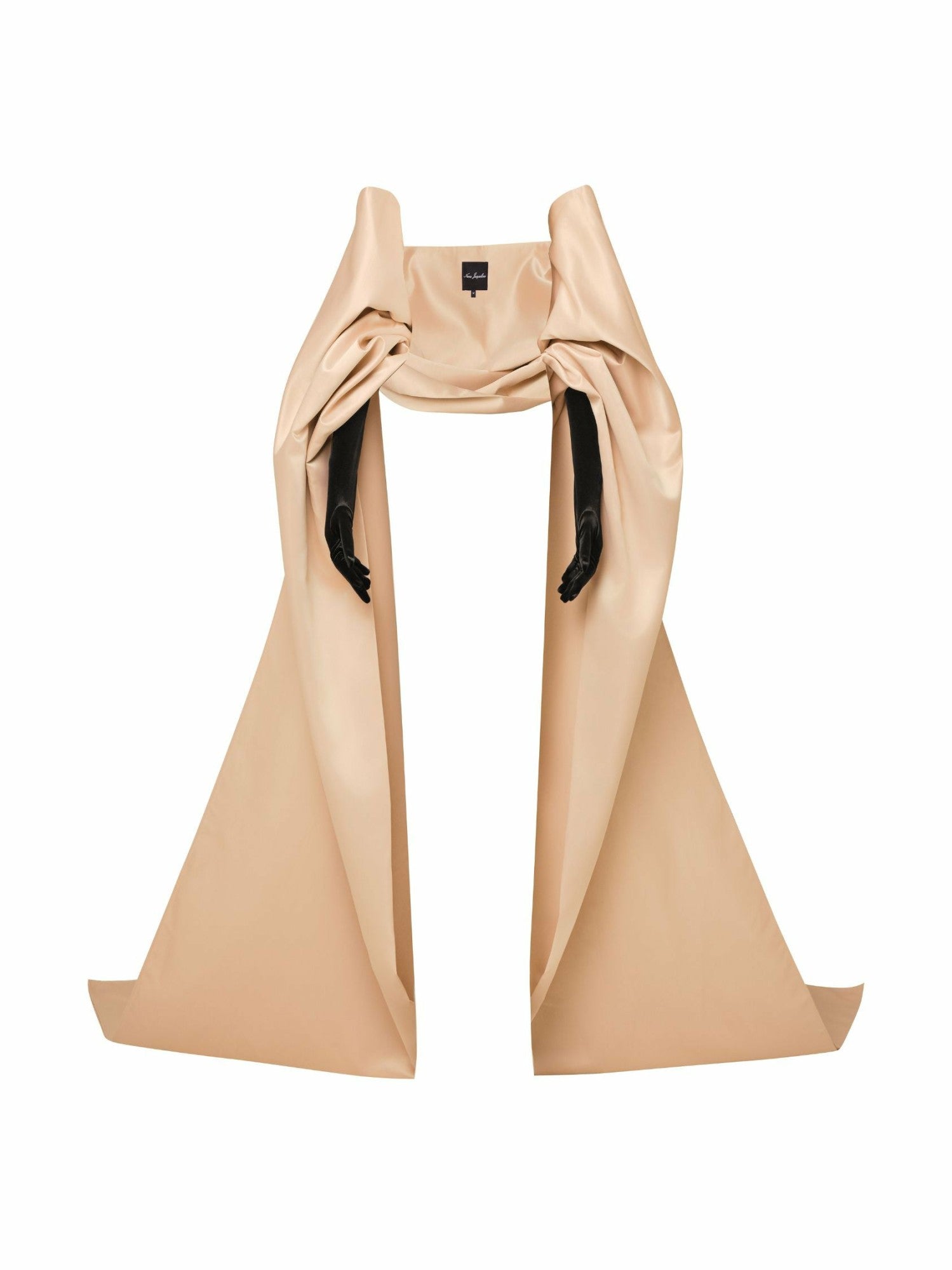 Florence Gloves + Shawl: Coffee Shawl for Cocktail Party | Nana Jacqueline