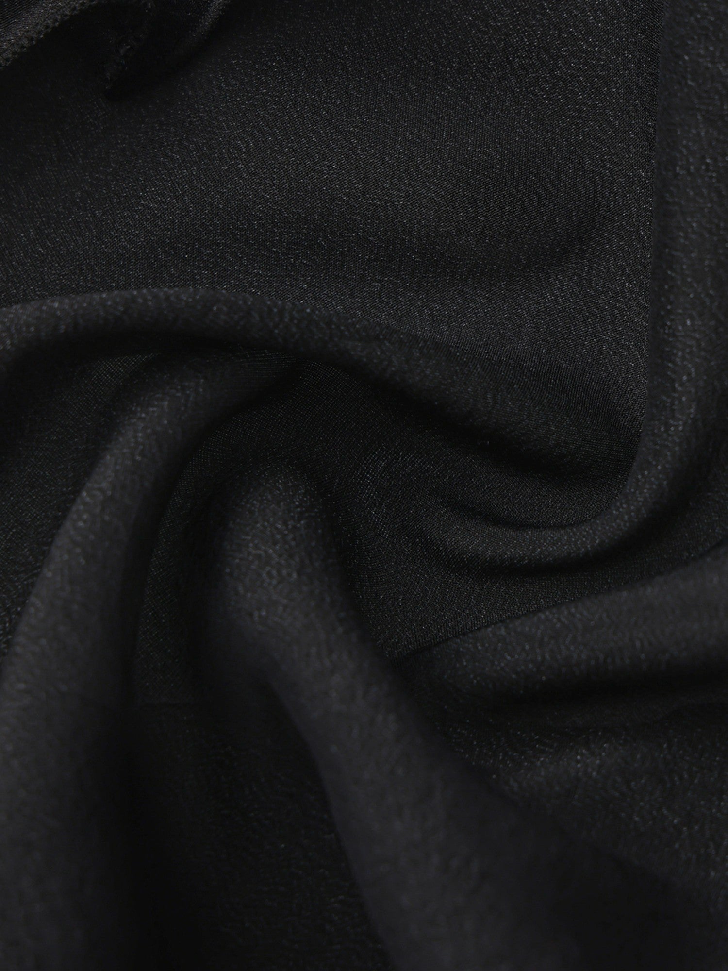 Charlotte Ruffle V-Neck Black Wrap Top | Nana Jacqueline