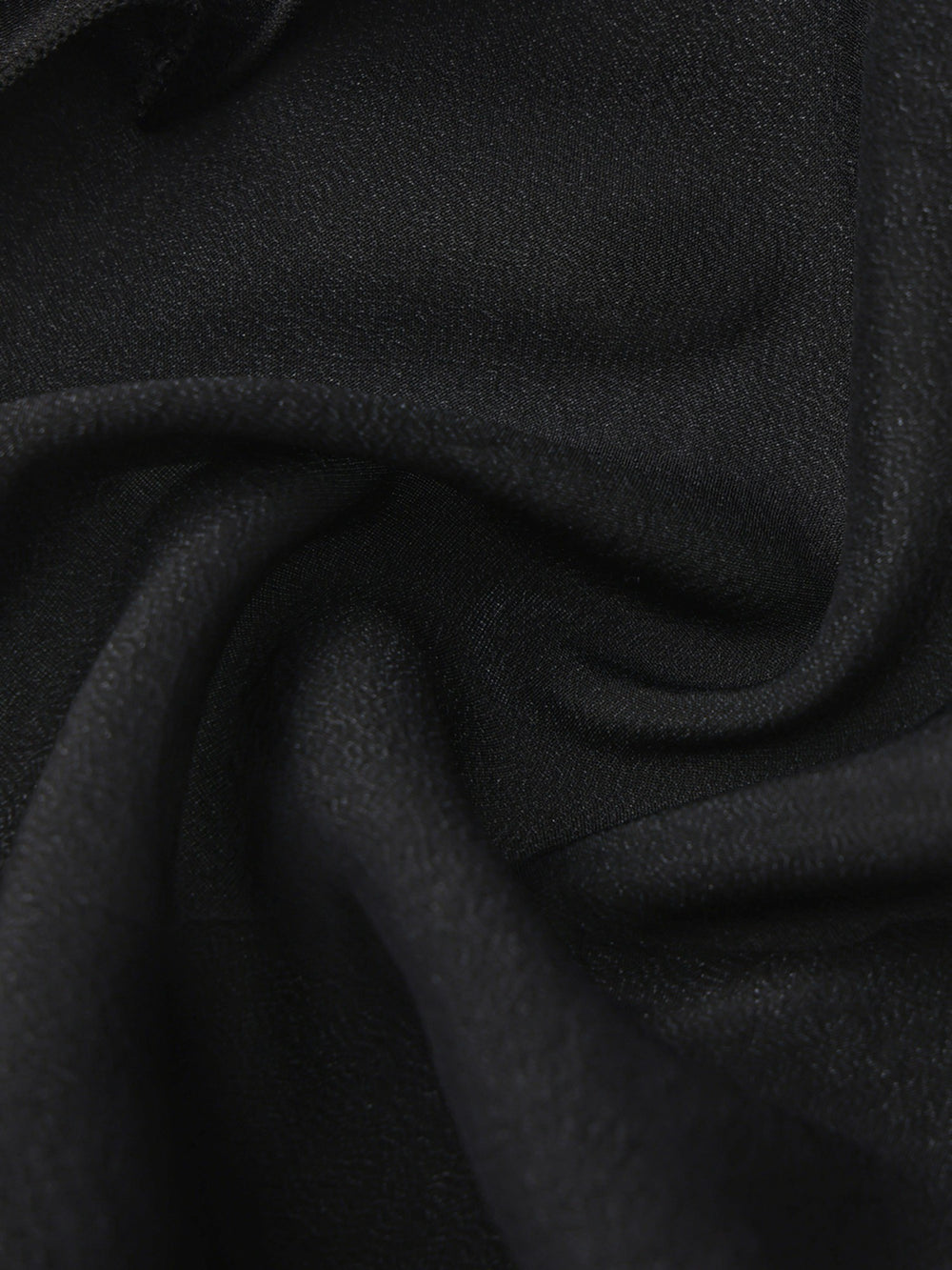 Charlotte Ruffle V-Neck Black Wrap Top | Nana Jacqueline