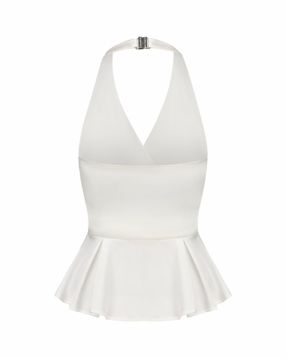 Julisa Top: White Satin Top for Engagement Party | Nana Jacqueline