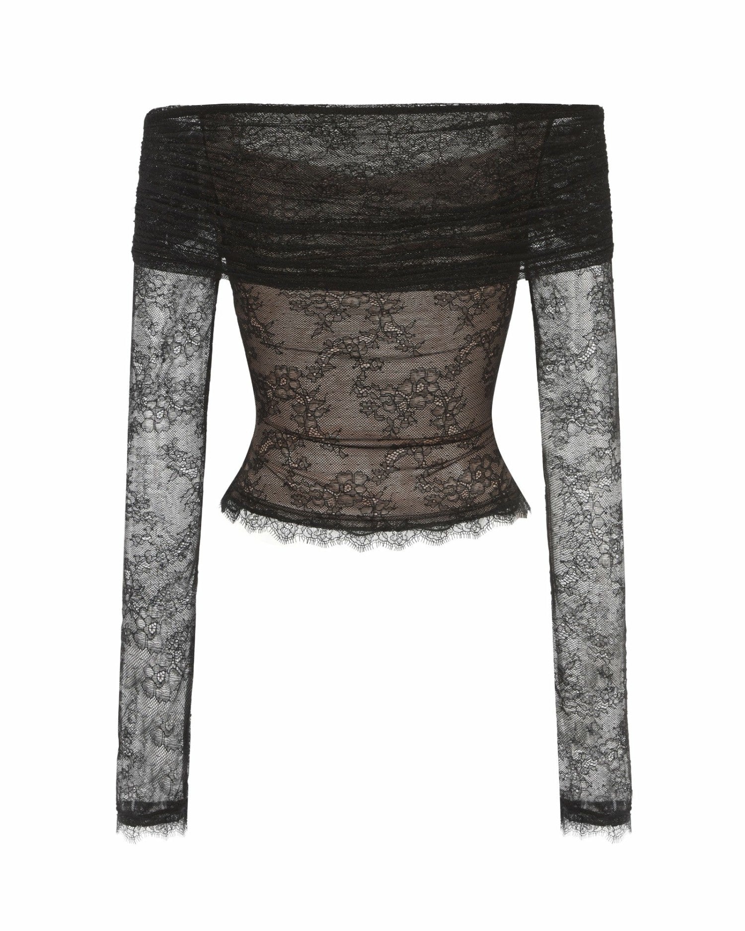 Evelina Top: Black Lace Top for Date Night | Nana Jacqueline